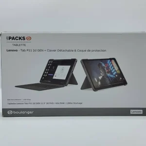 تبلت اندرویدی نو جعبه باز 11 اینچی همراه با گارانتی Lenovo Pack Tab P11 2nd Gen Cover & Keyboard