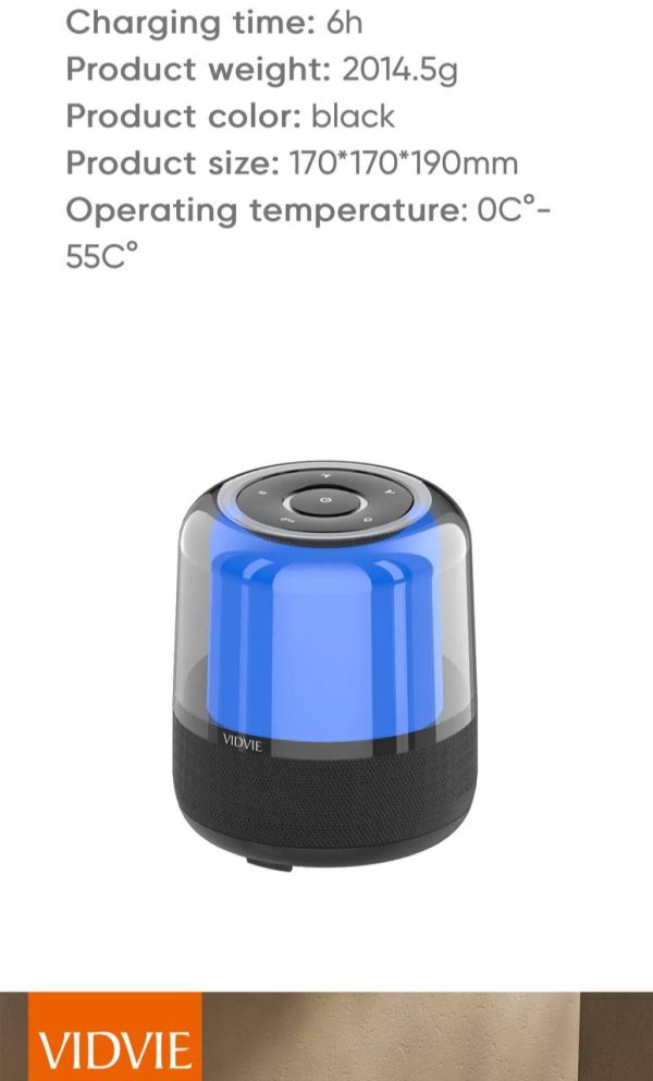 اسپیکر VIDVIE Colorful 60W - Image 3