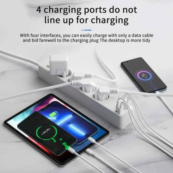 شارژر PD و چندراهی VIDVIE POWER STRIP - Image 6