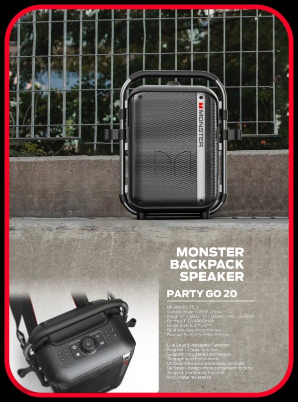 اسپیکر بلوتوث MONSTER Traveler - Image 3